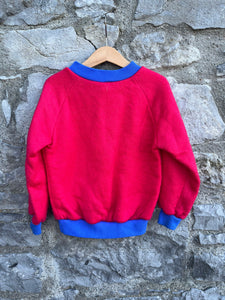 90s pink fleece sweatshirt    4y (104cm)