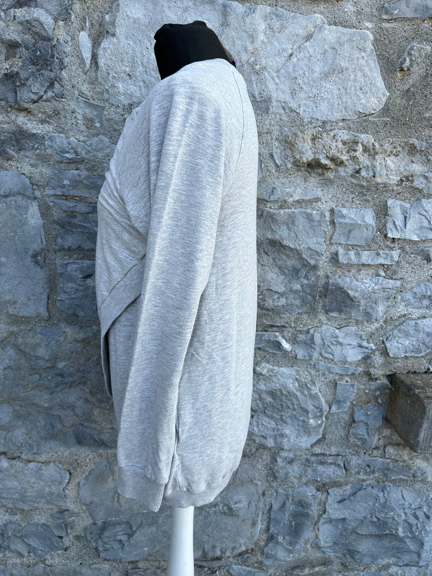 Grey maternity sweatshirt uk 8-10