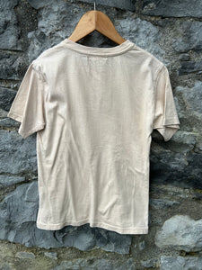 Tiger beige T-shirt  6-7y (116-122cm)