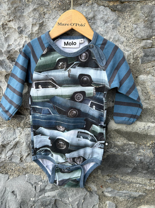 Cars raglan vest  3-6m (62-68cm)