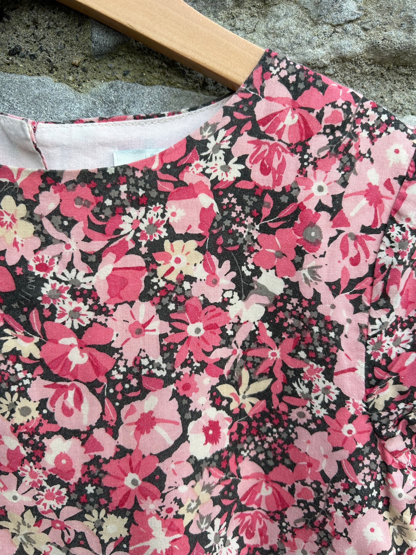 Pink floral dress 9-12m (74-80cm)