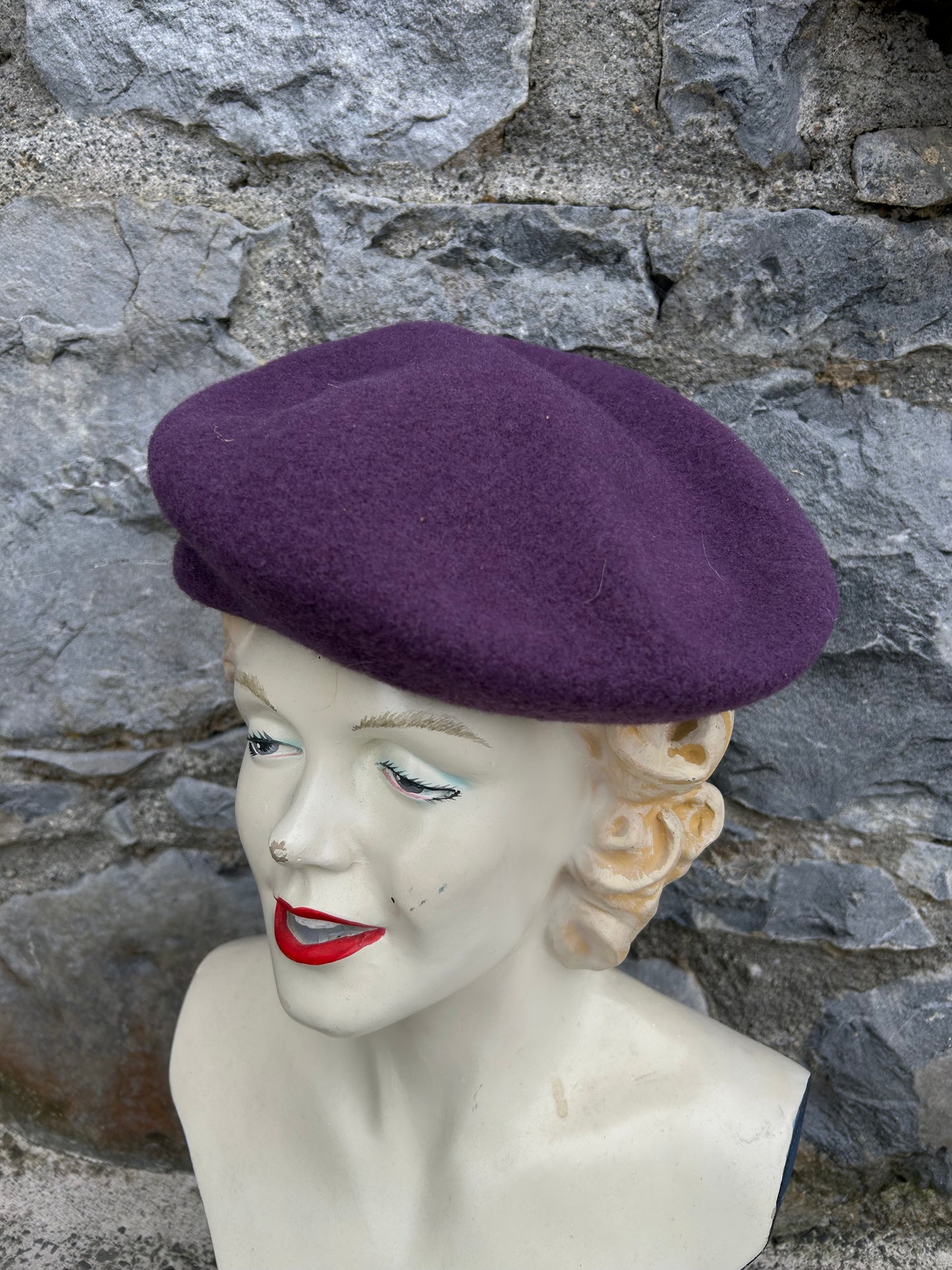 Purple beret