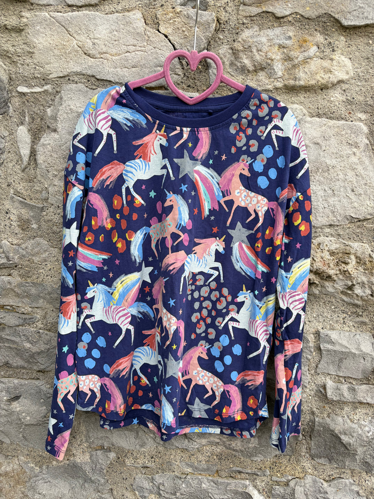 Unicorns navy top 11y (146cm)