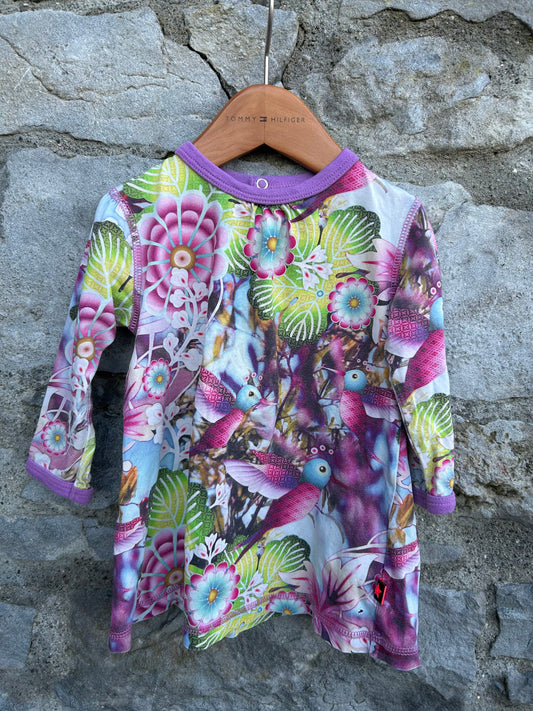 Hummingbird dress    9-12m (74-80cm)