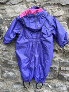 Purple puddlesuit  9m (74cm)