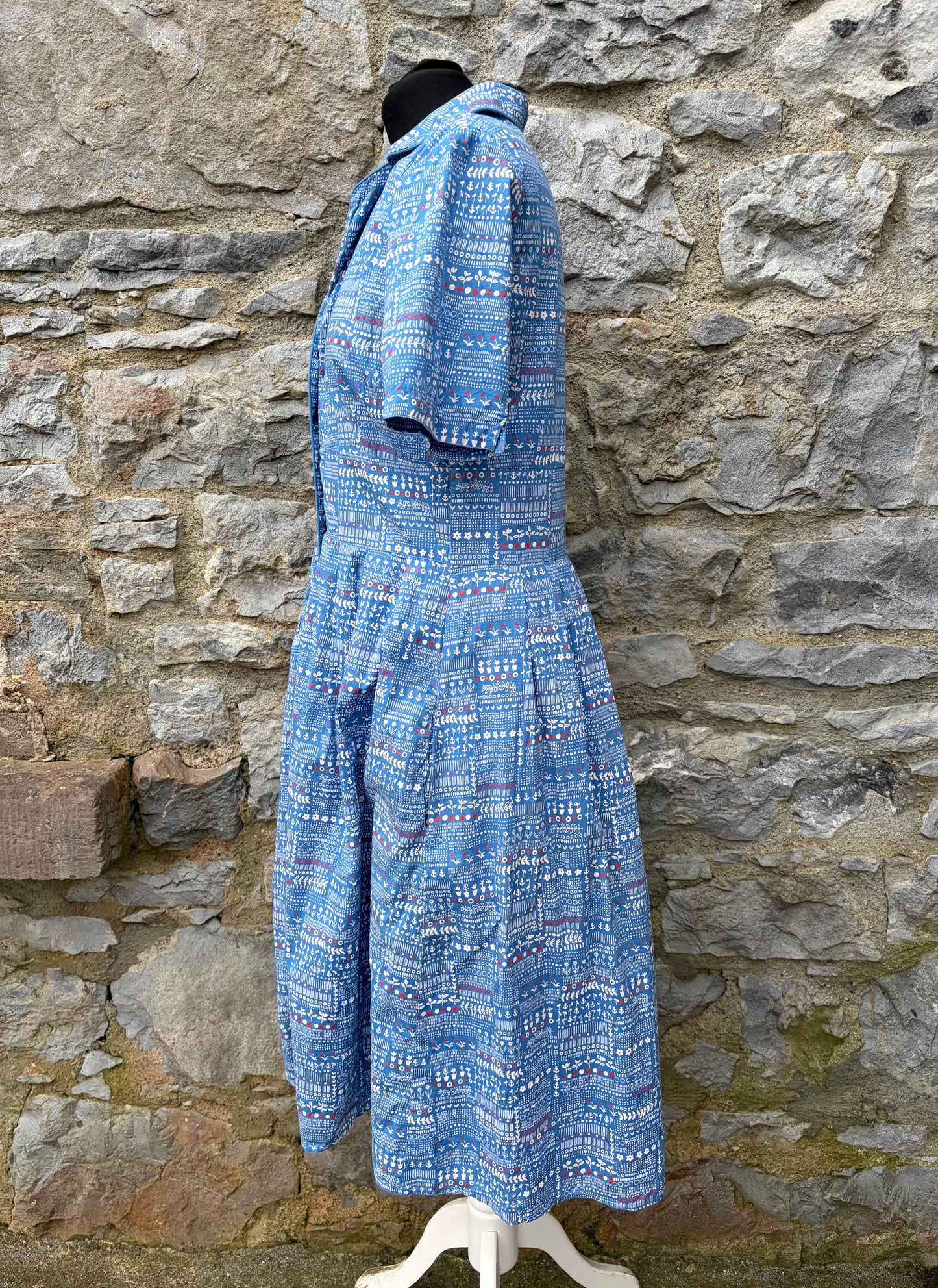 Blue Charlotte shirt Dress uk 12