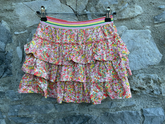 Pink flowers skort  8-9y (128-134cm)