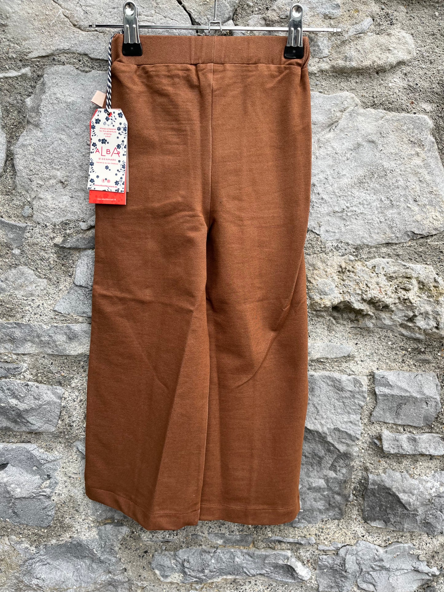 Brown Bell Bottom Pants  4y (104cm)