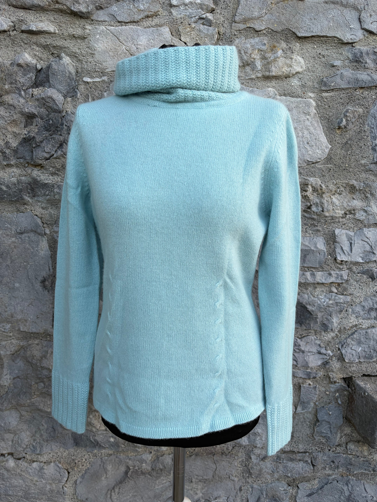 Mint cashmere turtle neck jumper uk 10-12
