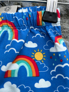 Sun&rainbow blue leggings  6-12m (68-80cm)