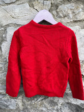 Load image into Gallery viewer, Santa red jumper  18-24m (86-92cm)
