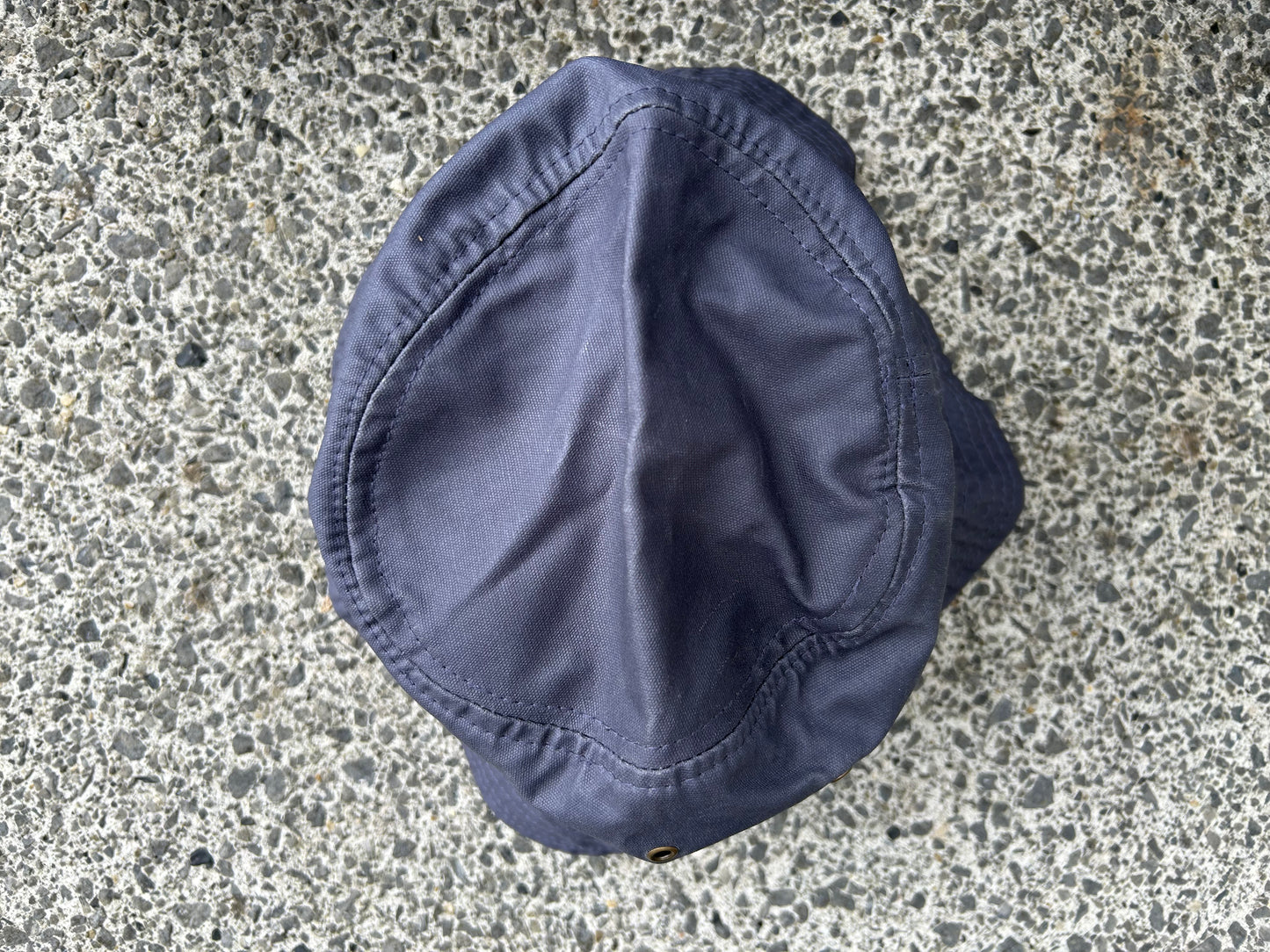 Navy bucket hat