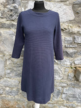 Load image into Gallery viewer, Navy dress uk 6-8
