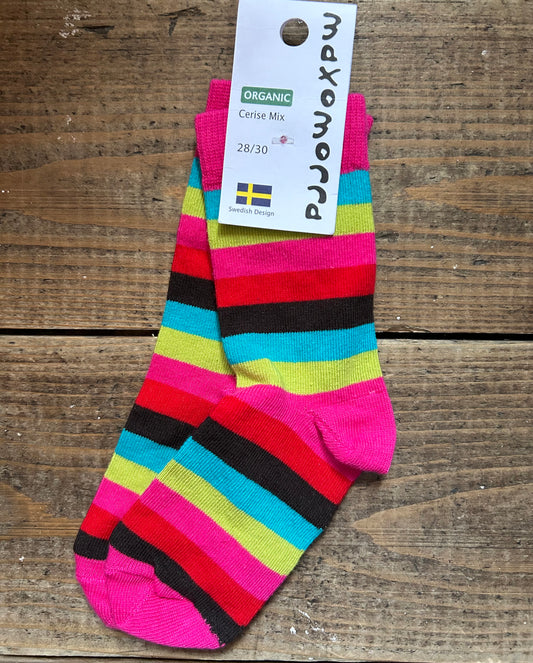 Colourful stripy socks   28/30