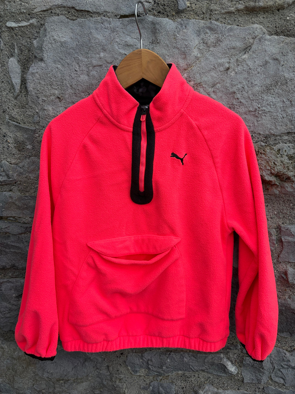 Neon pink fleece  9-10y (134-140cm)