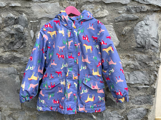 Blue horses jacket 9-10y (134-140cm)