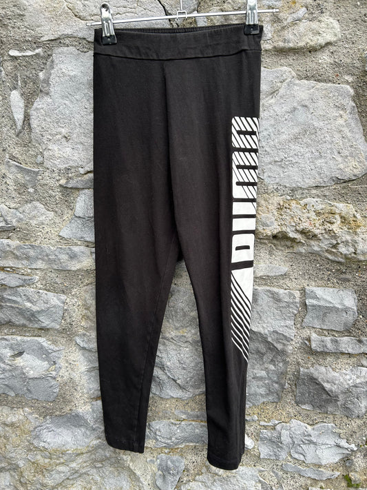 Black logo leggings  9-10y (134-140cm)