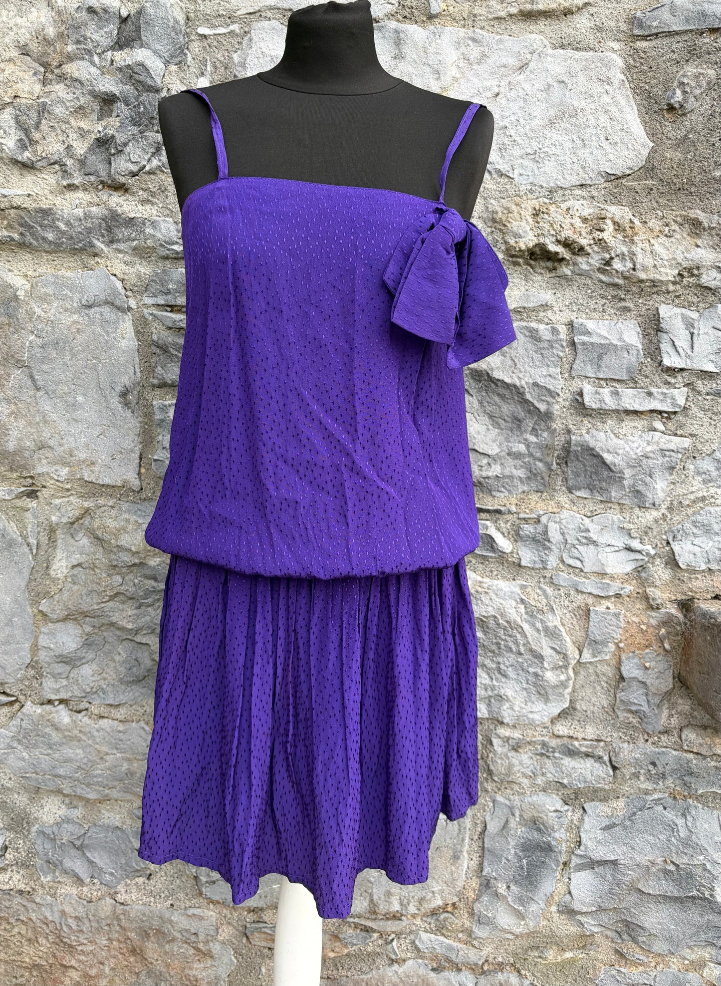 80s purple dress uk 8-10