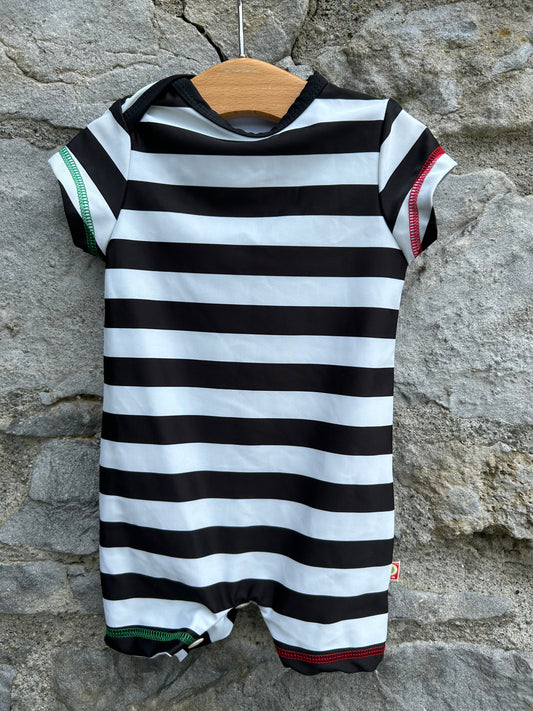 Black&white swimsuit  0-3m (56-62cm)