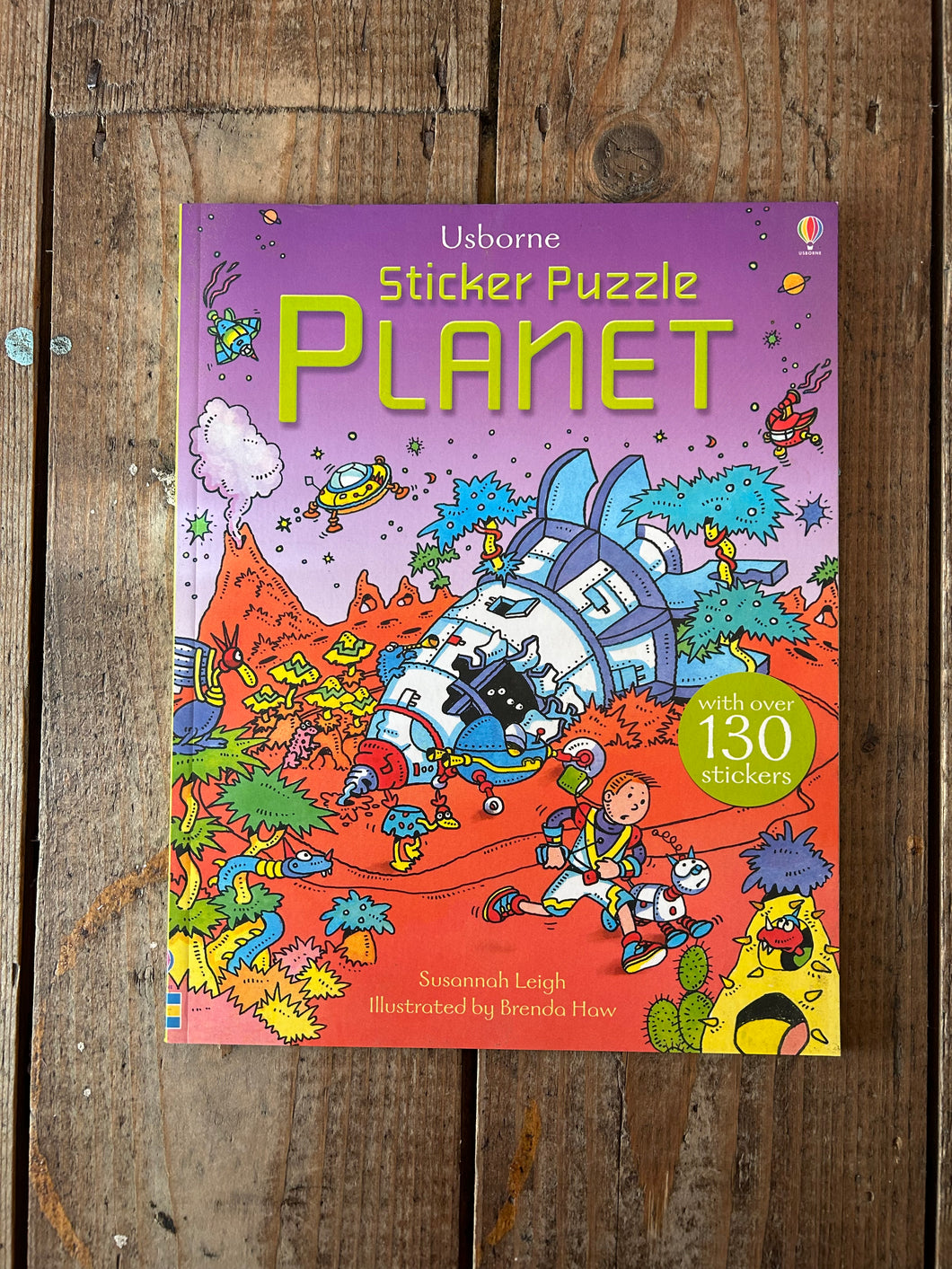 Usborne sticker puzzle planet