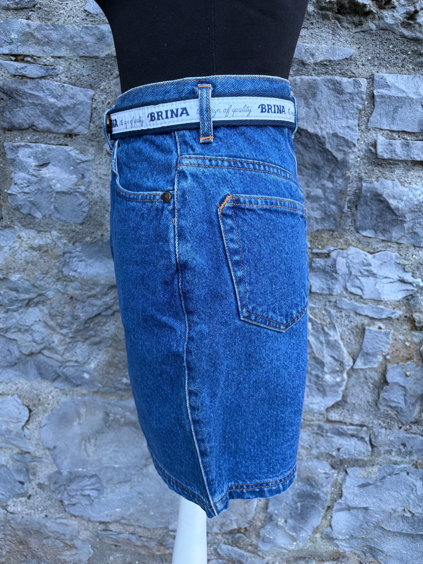 80s Brina denim skirt uk 6