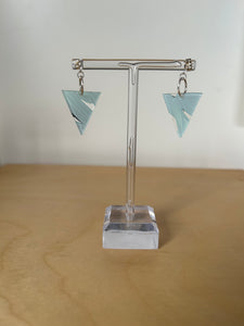 Upcycled phone case earrings