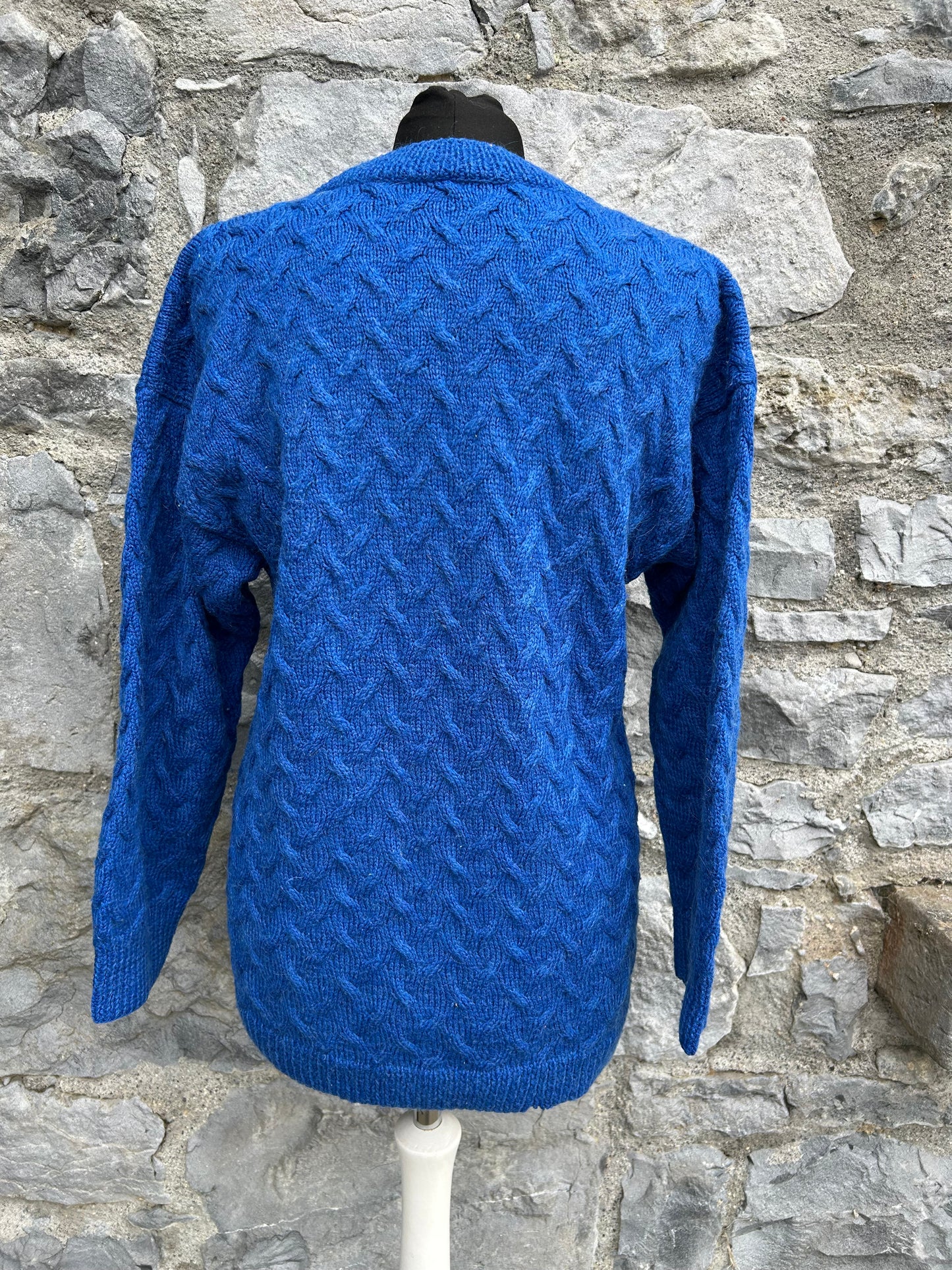 90s blue knot jumper uk 10