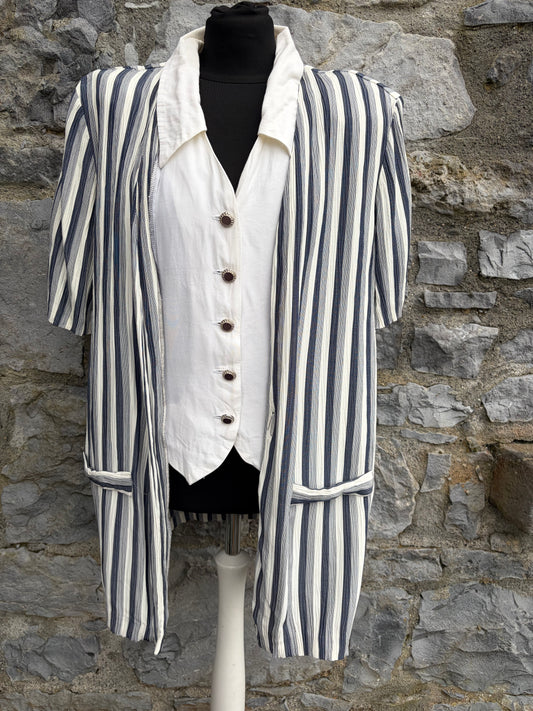 90s stripy blouse&blazer uk 16-18