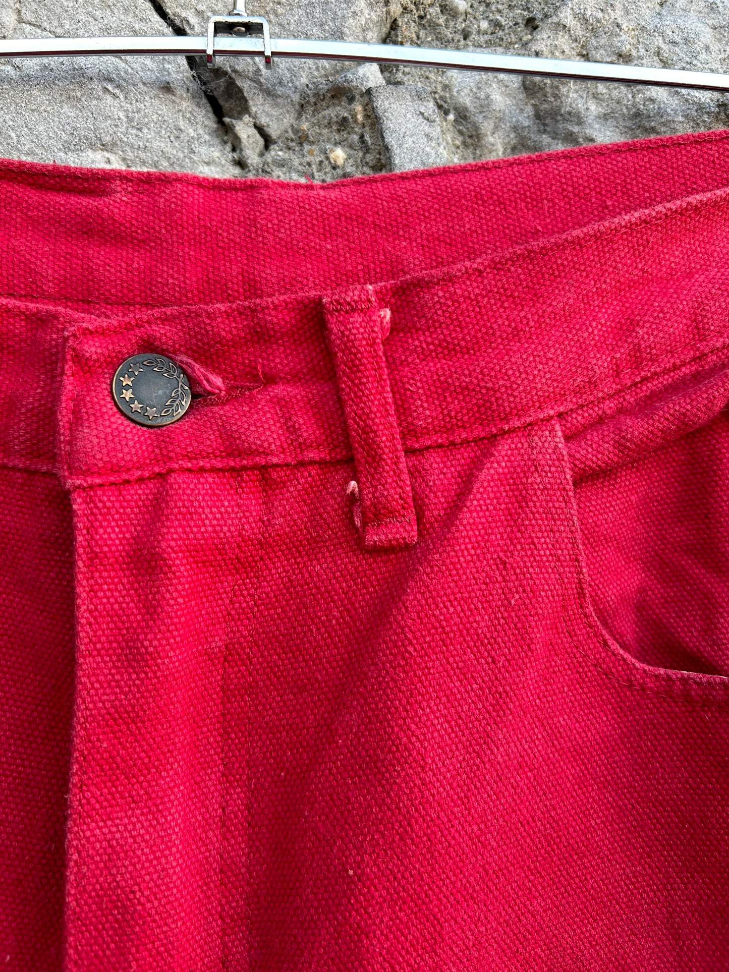 90s red jeans uk 10-12