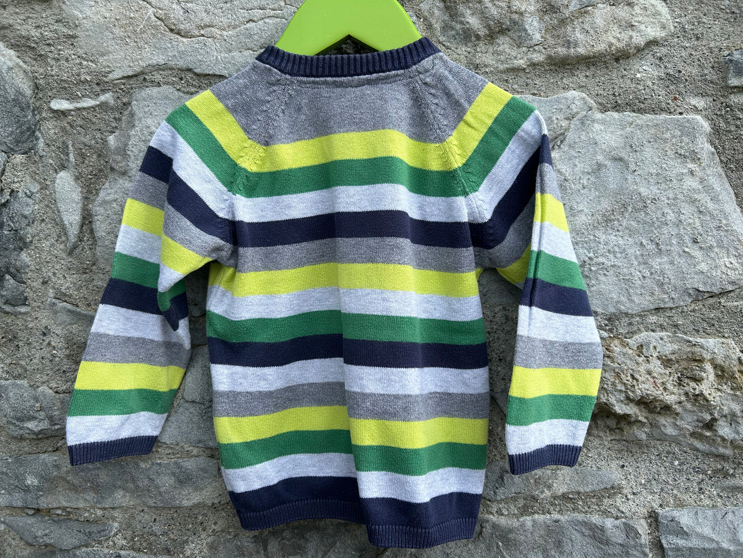 Green&grey jumper  12-18m (80-86cm)