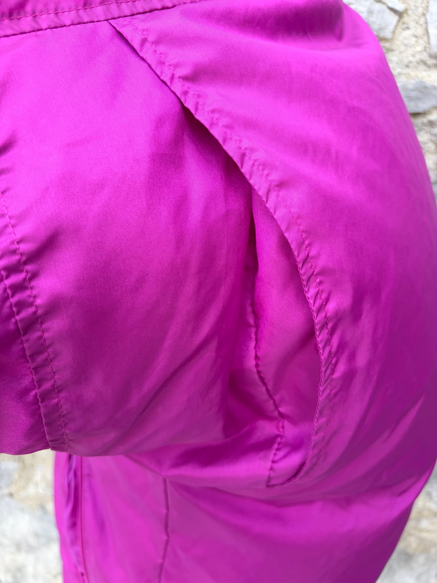 80s pink shell jacket uk 16