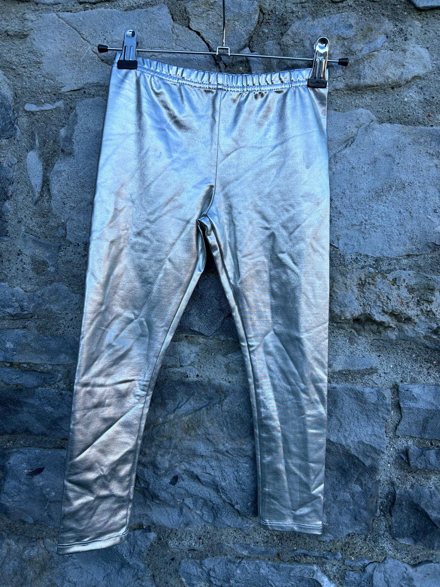 Silver leggings  5-6y (110-116cm)