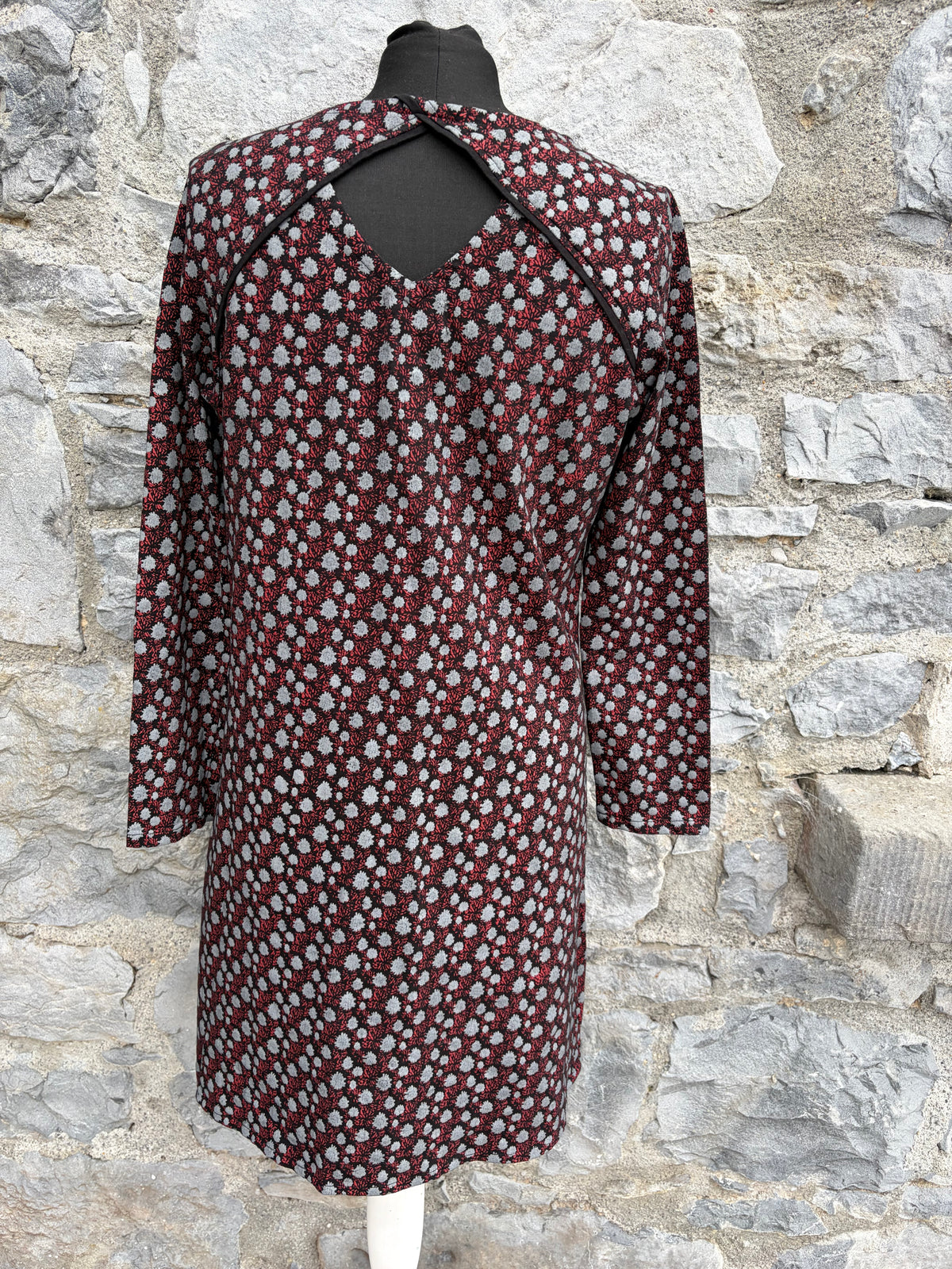 White&pinkflowers dress uk 10-12