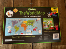 Load image into Gallery viewer, The world map book&amp;jigsaw
