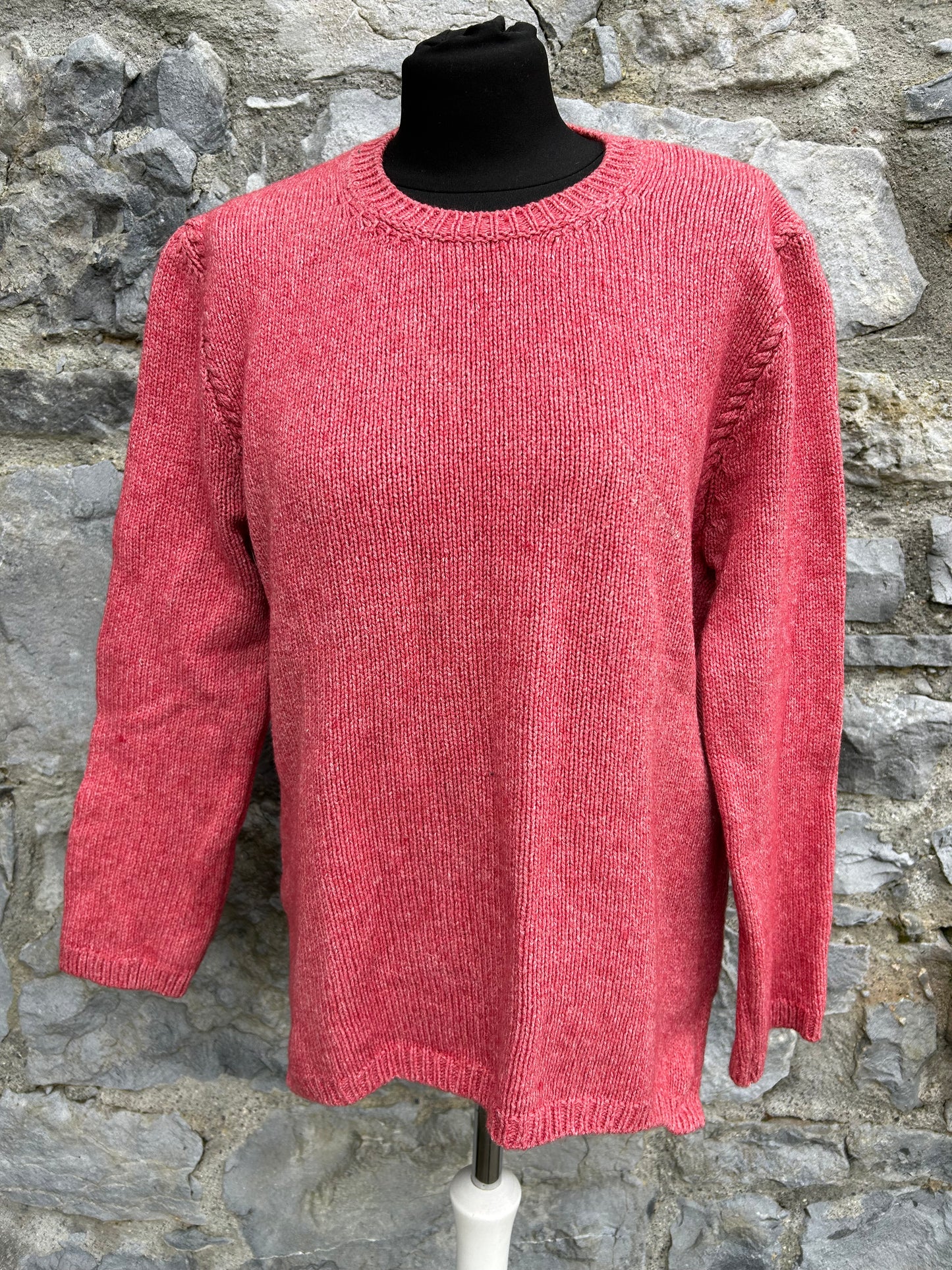 Red melange jumper uk 14-16