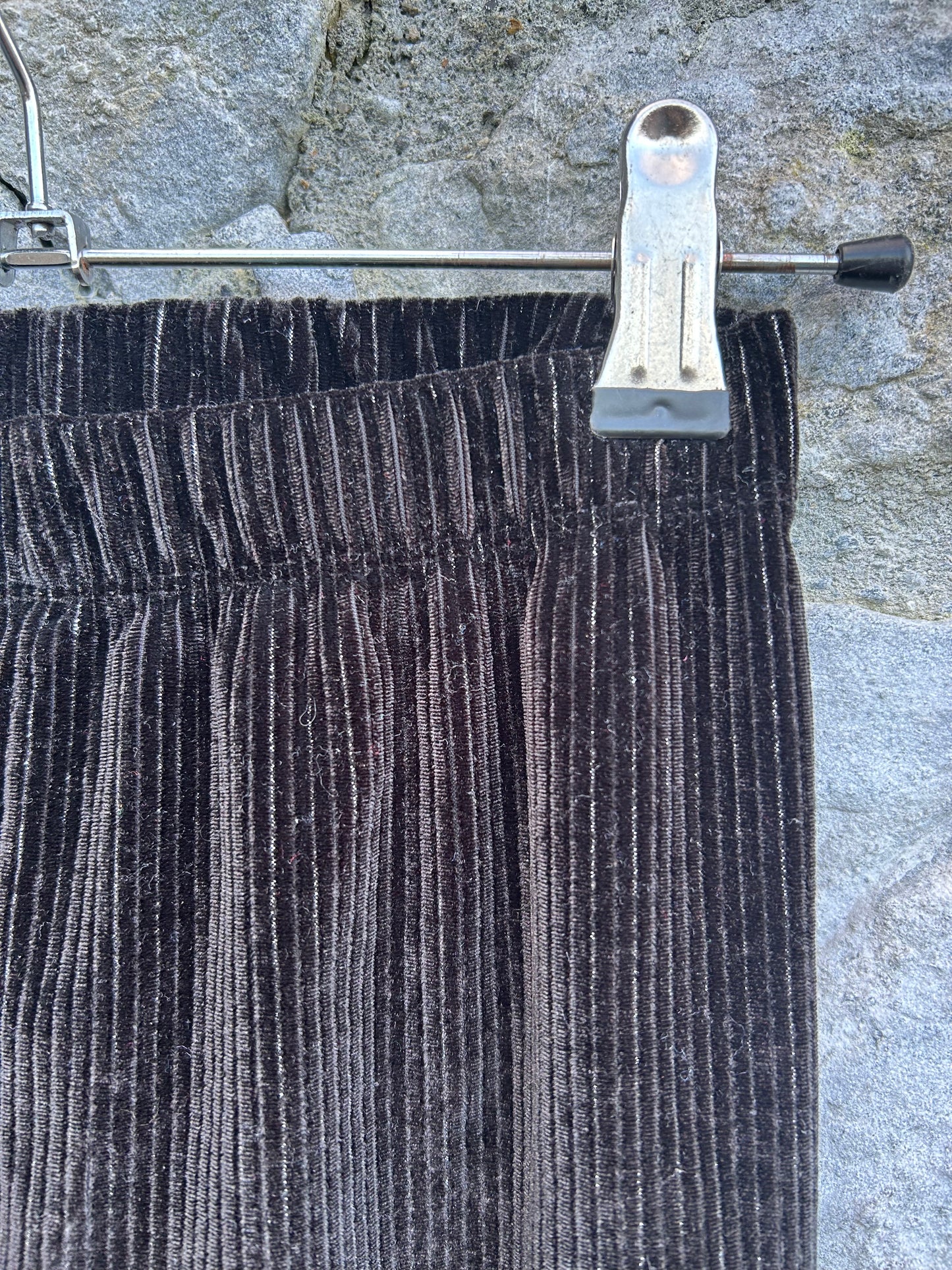 Black&gold velour leggings  10-11y (140-146cm)