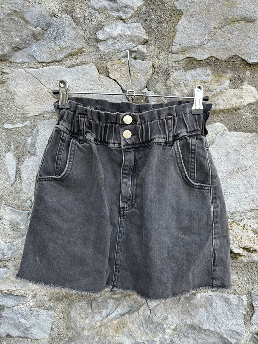 Grey denim skirt  10-11y (140-146cm)