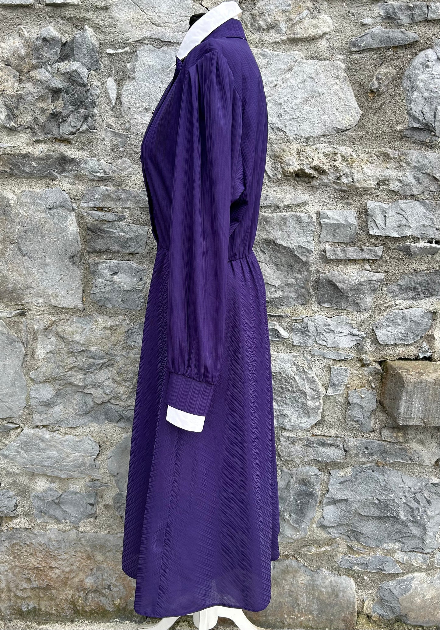 80s Purple dress uk 12