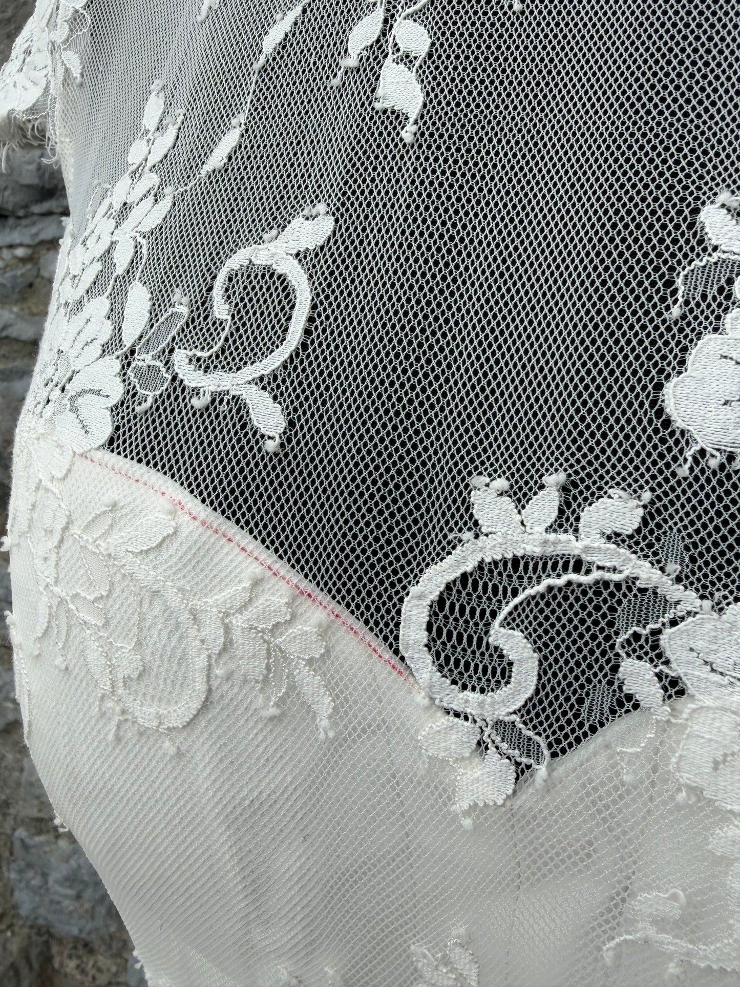 90s ivory wedding dress uk 10