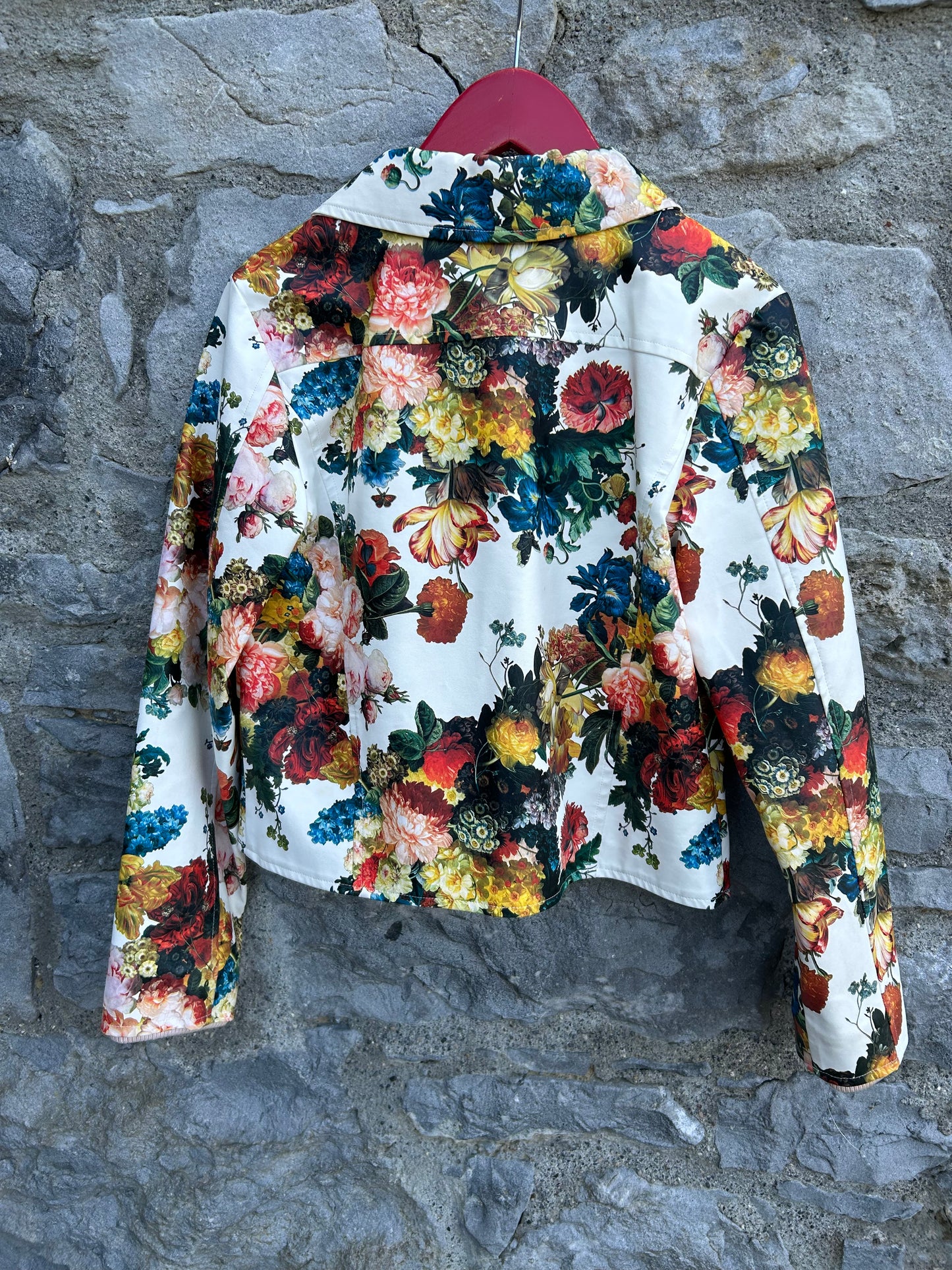 Floral biker jacket 11-12y (146-152cm)