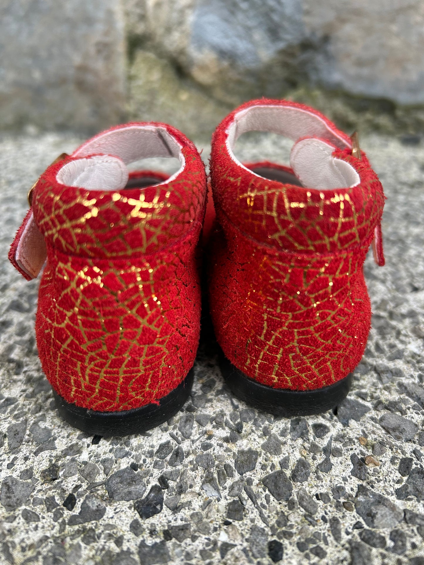 Red&gold shoes  uk 5 (eu 21)