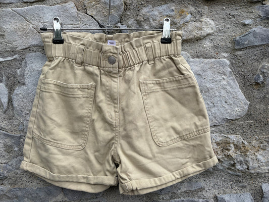 Beige denim shorts  10-11y (140-146cm)