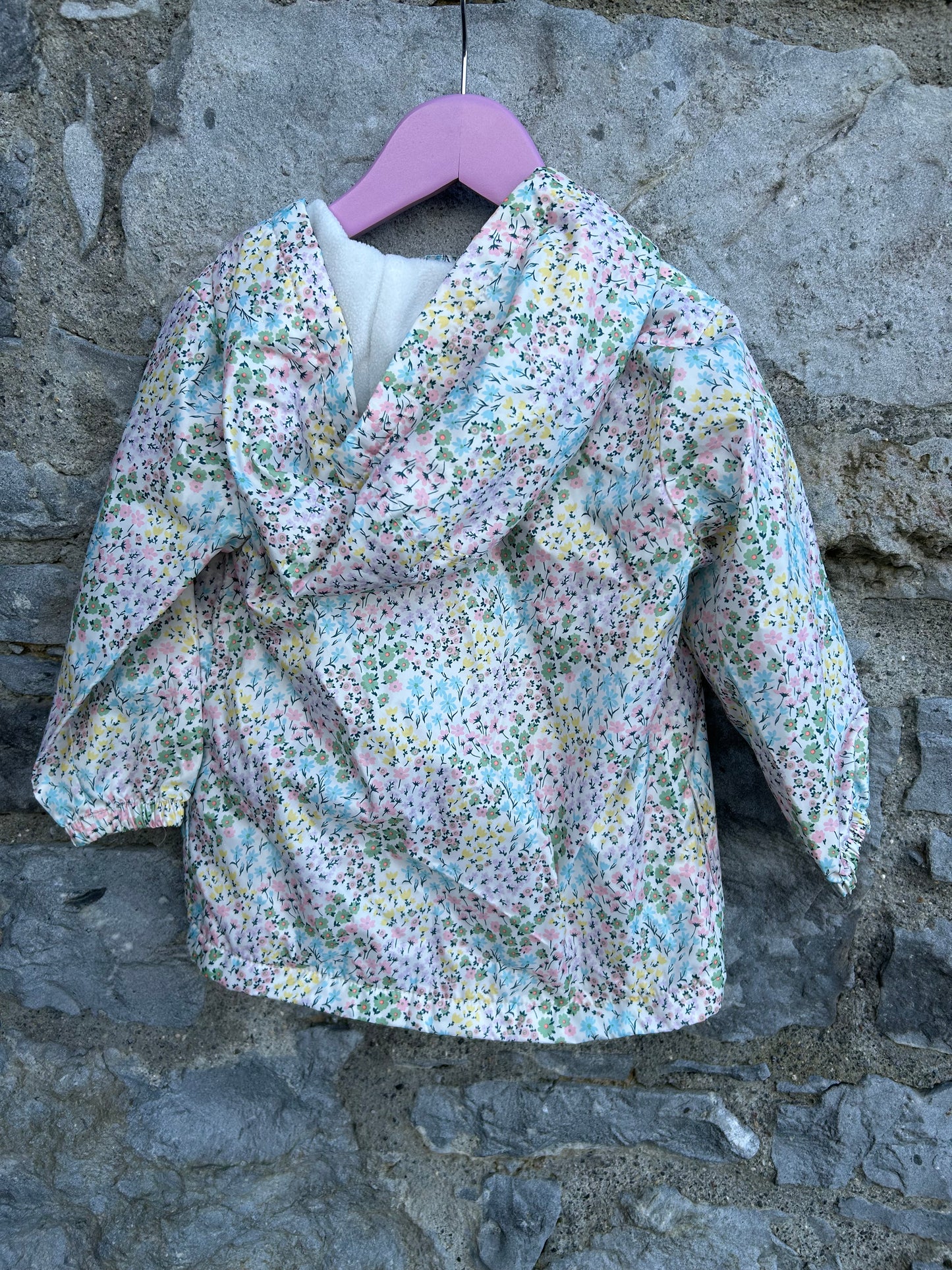 Pink meadow jacket 2-3y (92-98cm)