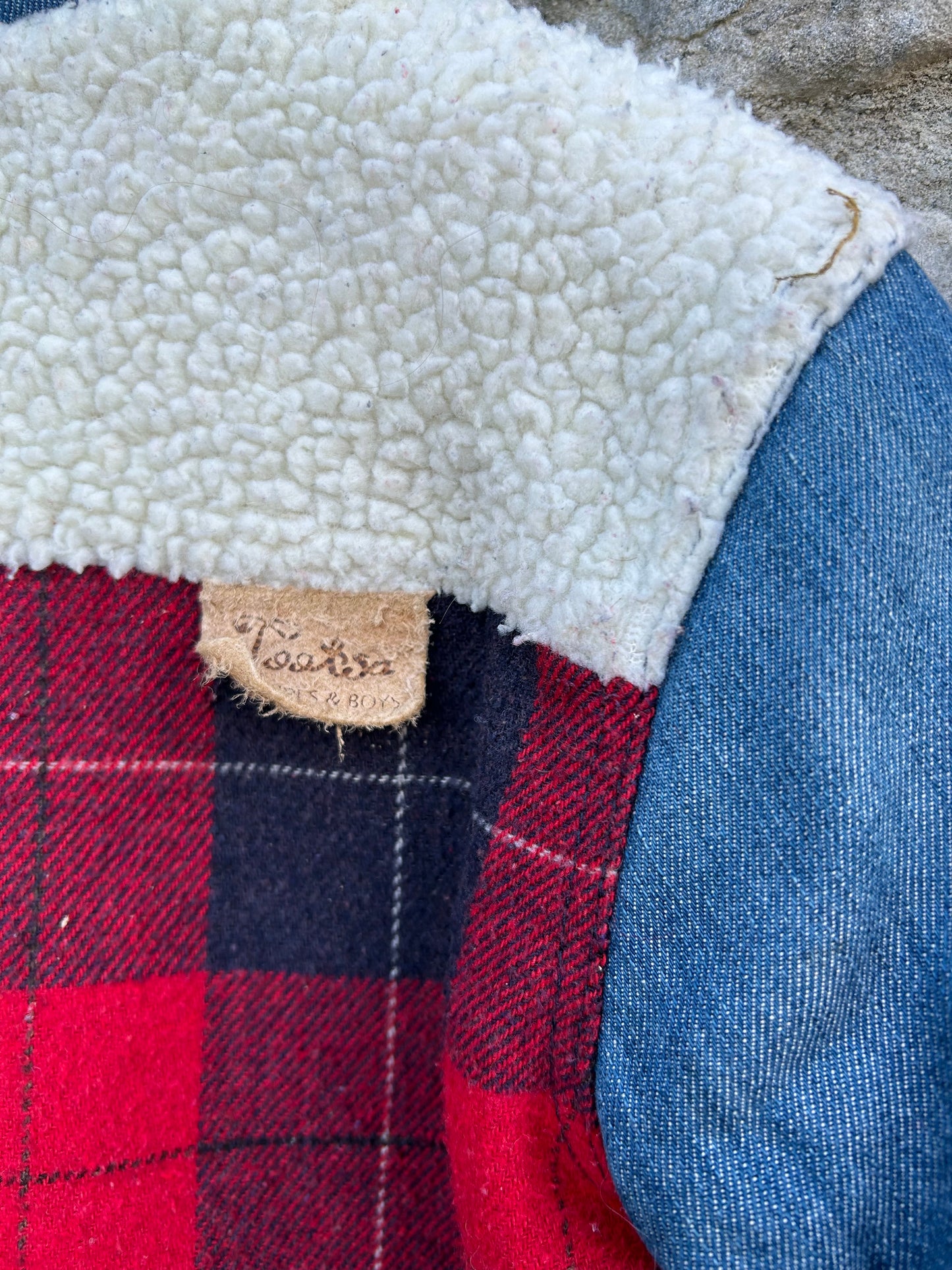 NEWFOUNDLAND Lumberjack Jacket/Dark Denim  5-6y (110-116cm)