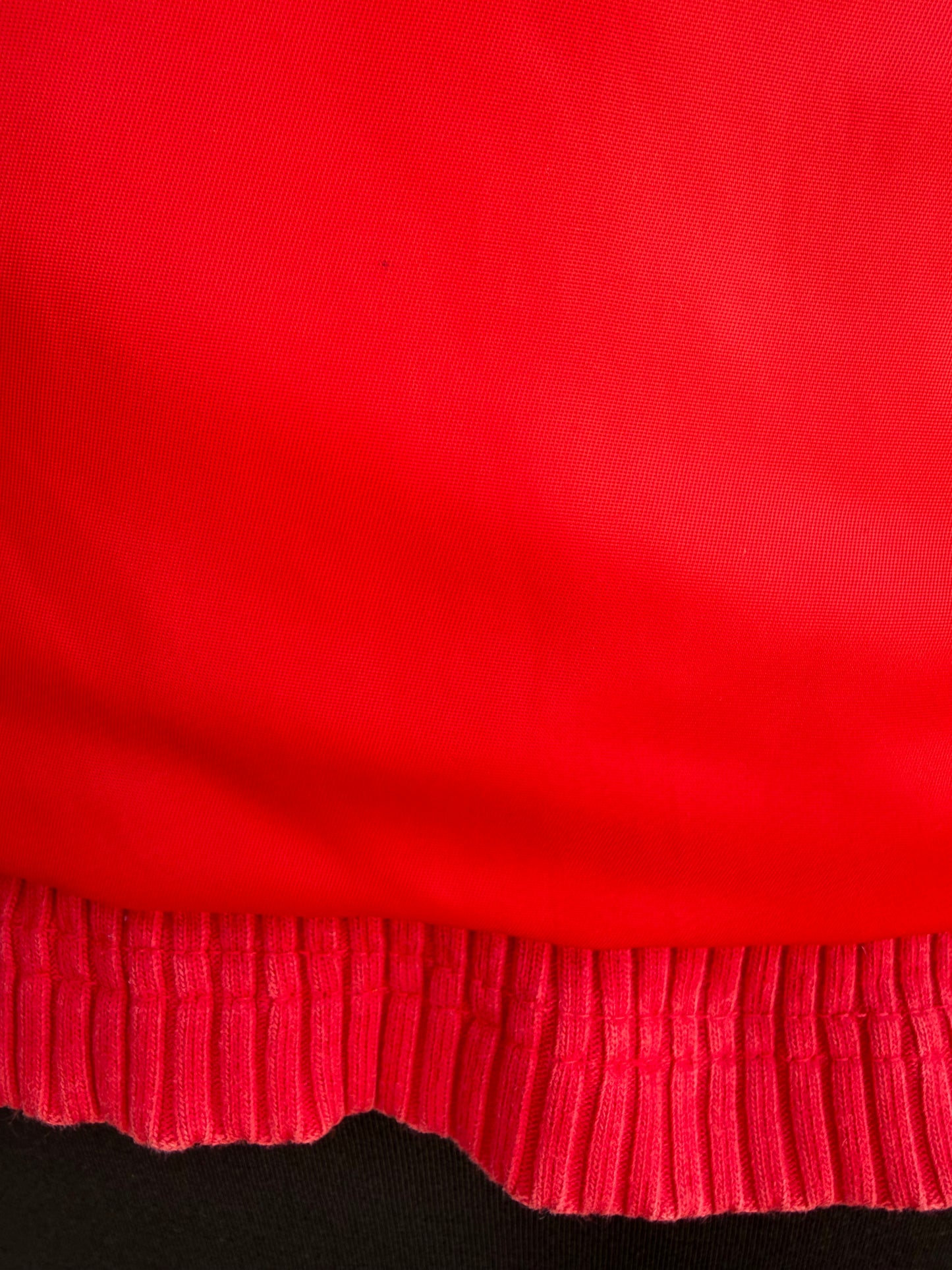 90s red ribbed knit sweater  uk 6