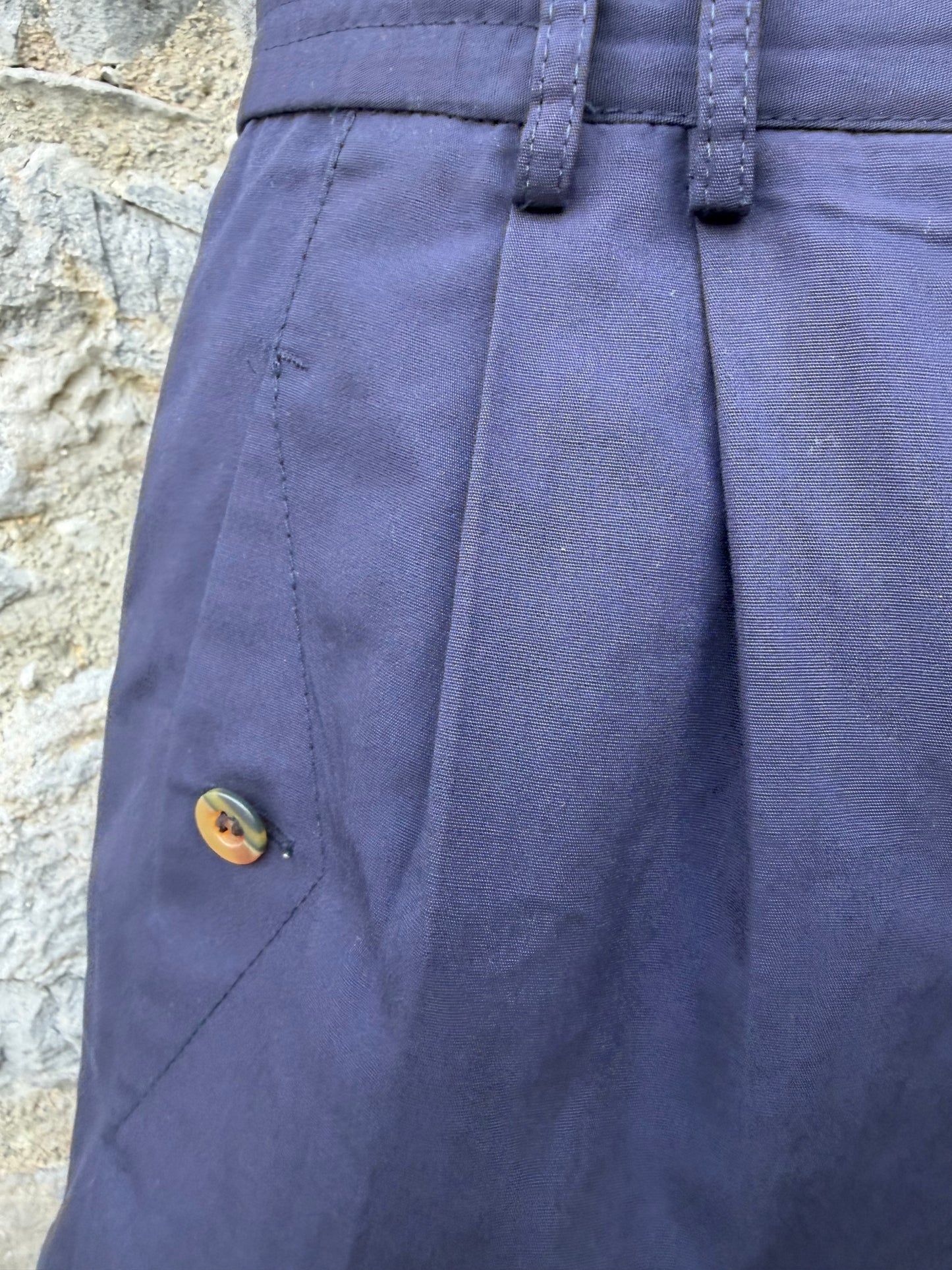 80s navy shorts uk 12