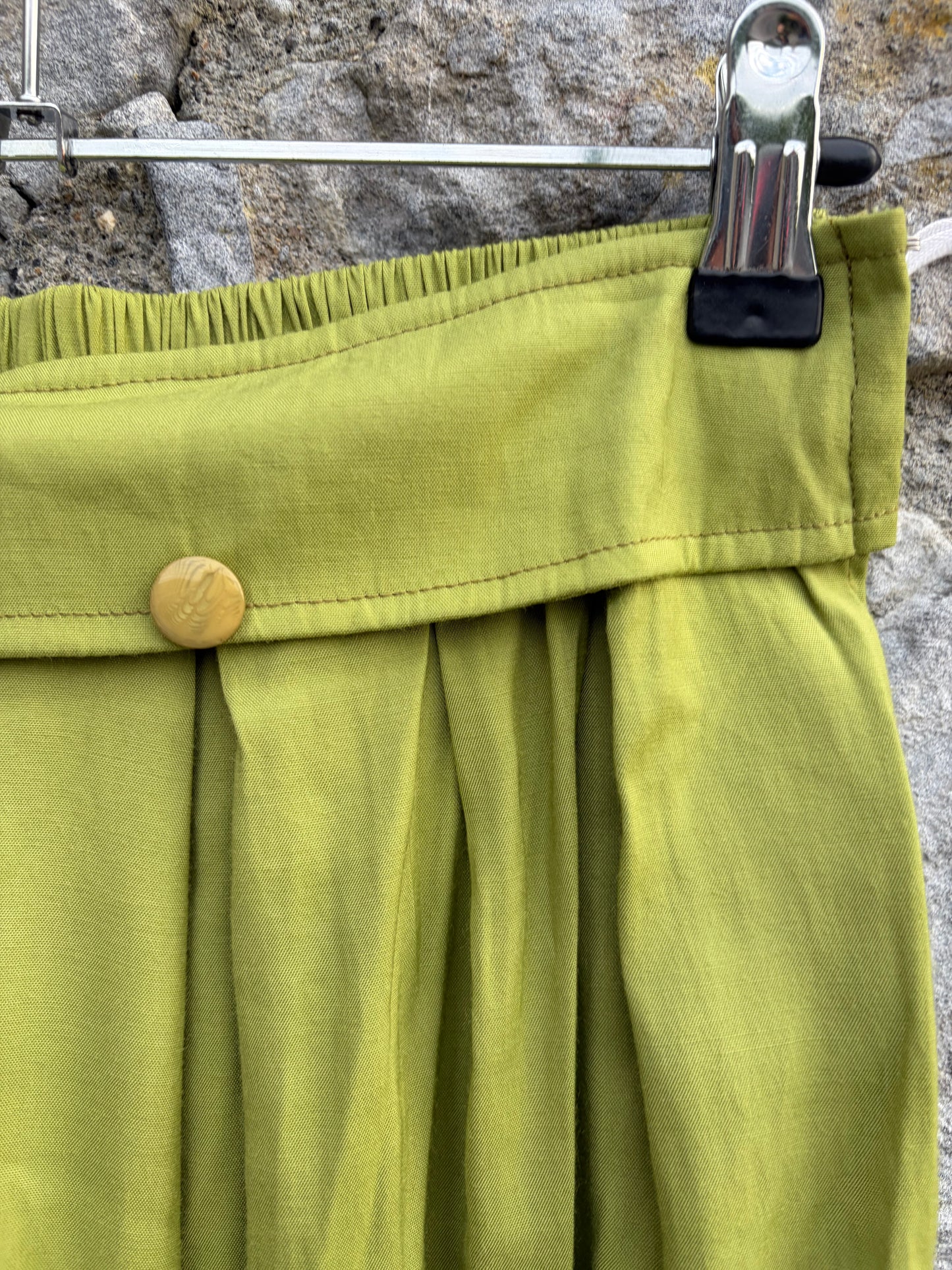 80s green pants uk 6