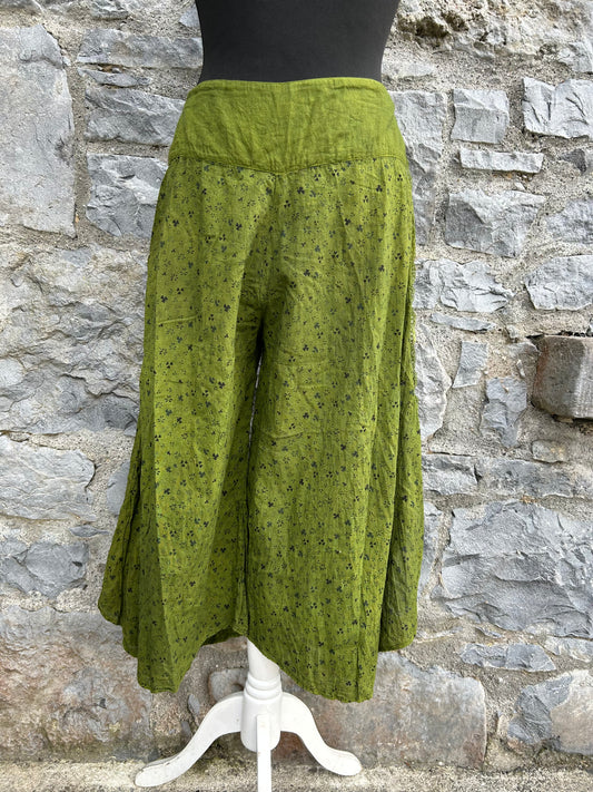 Clover green culottes uk 8