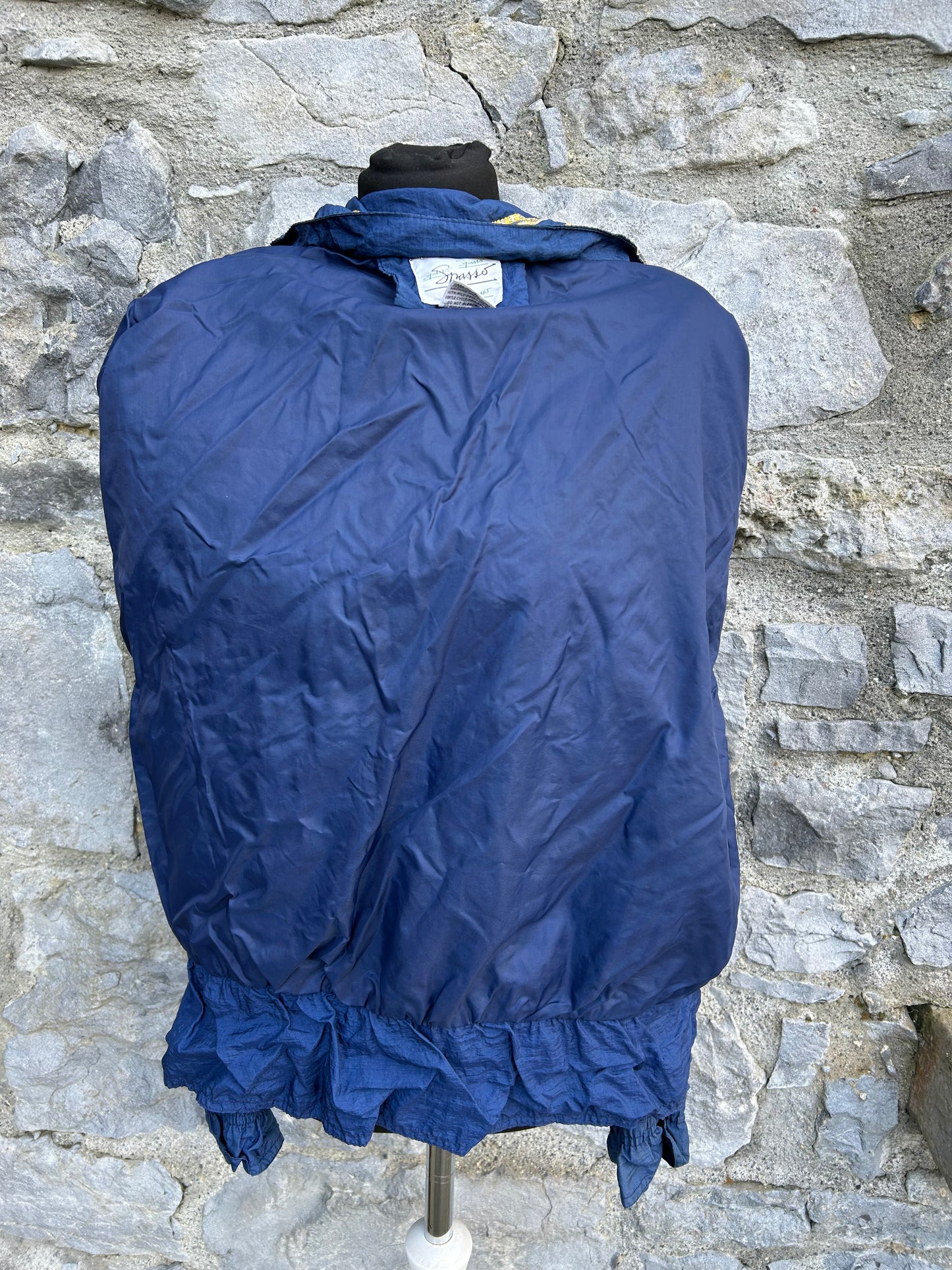 80s navy shell jacket uk 12-14