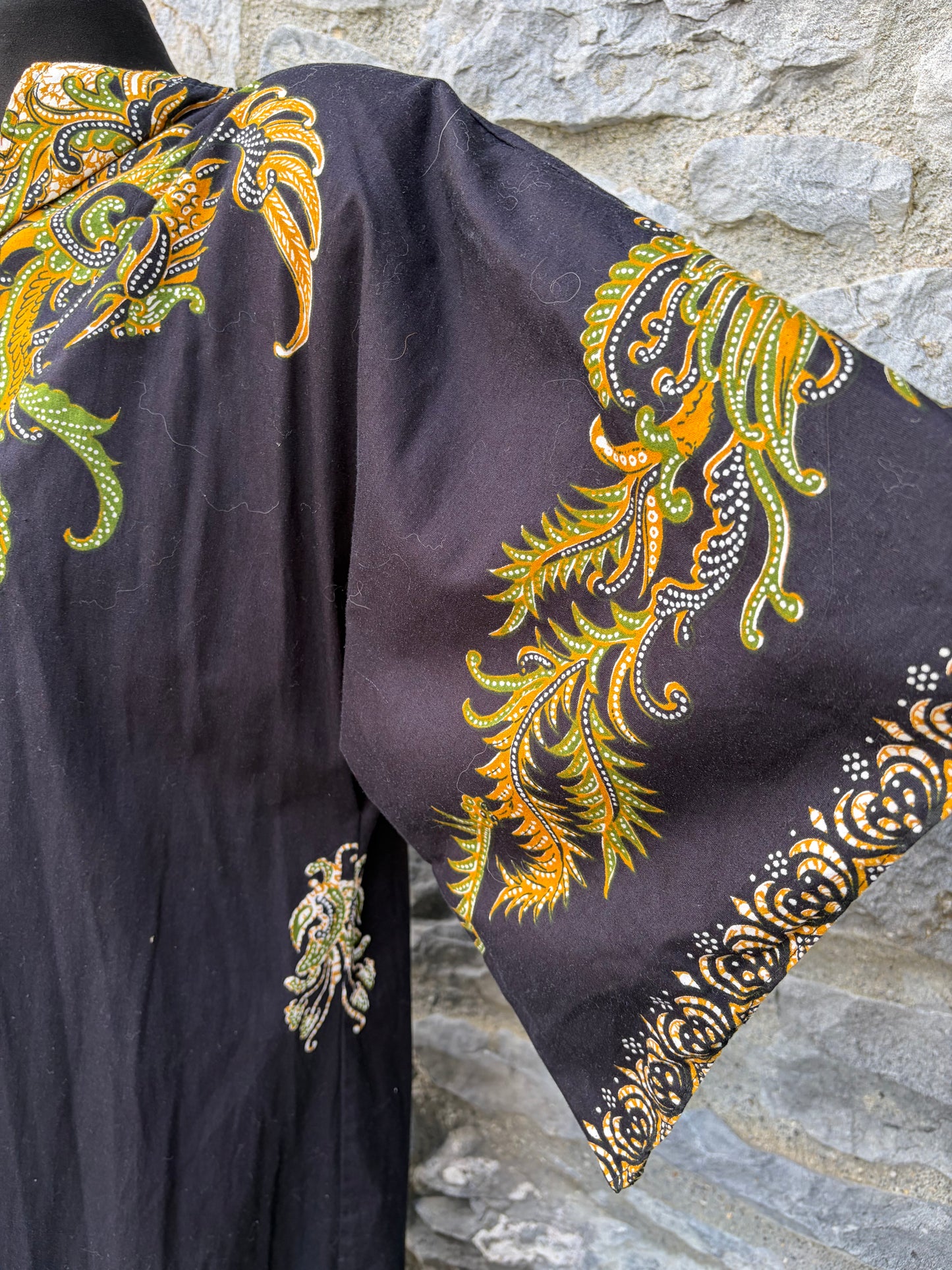 Oriental-style dragon kaftan dress uk 10